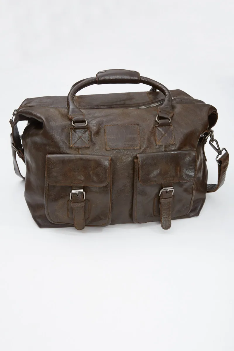 24 hours leather bag