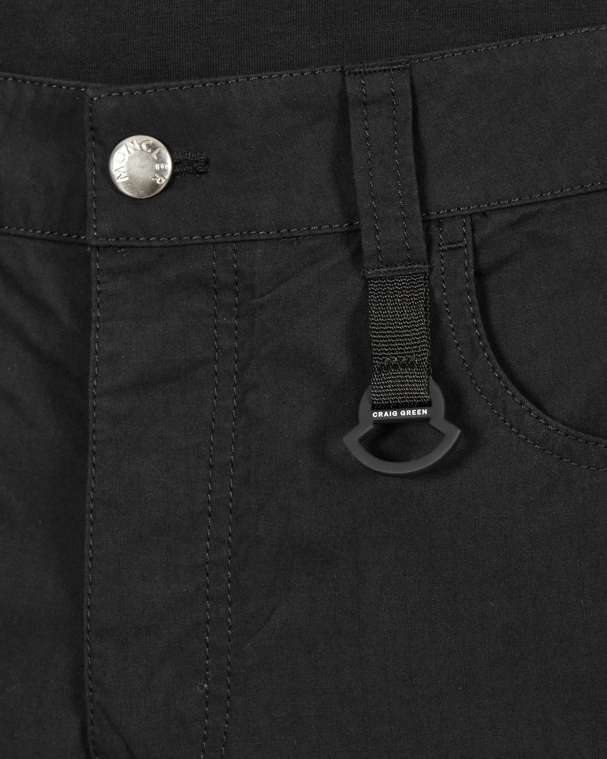 5 Moncler Craig Green Cotton-Blend Trousers Black