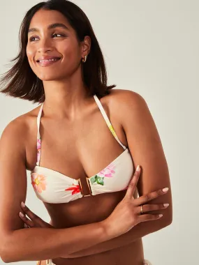 Accessorize Floral U-Bend Bikini Top