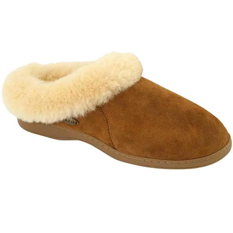 Acorn Ewe Collar Sheepskin Slipper