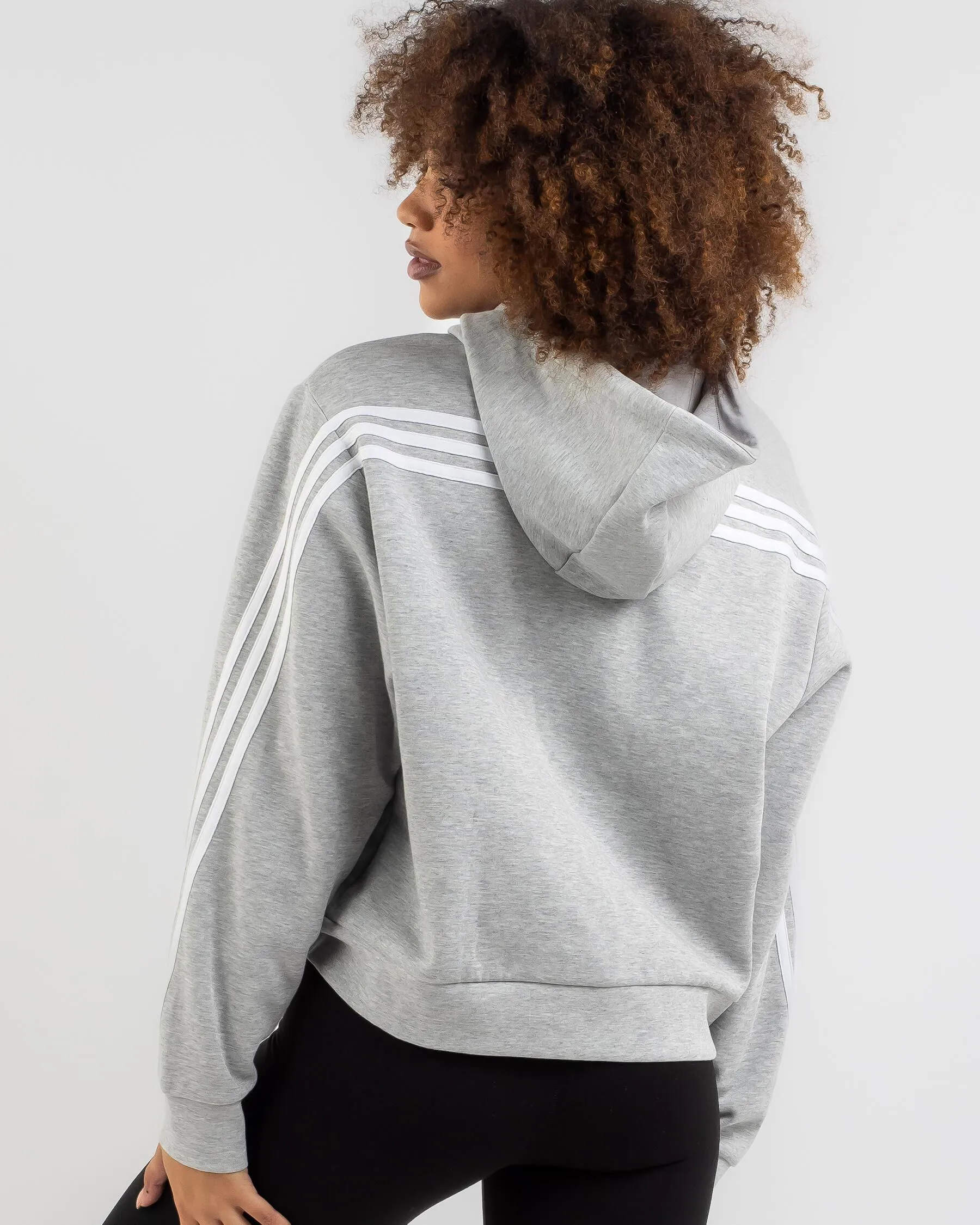 adidas Future Icons 3 Stripes Zip Through Hoodie