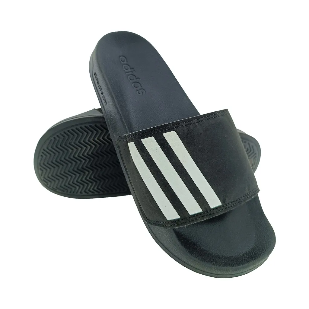 ADIDAS GB2629 BLACK/WHITE MEN'S FLIP FLOP SLIPPER