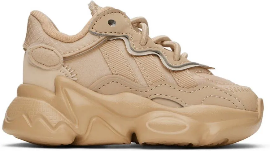 Adidas Kids Baby Beige Ozweego Sneakers