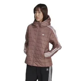 adidas Originals Womens Lightweight Hooded Premium Slim Jacket Wonder Onix