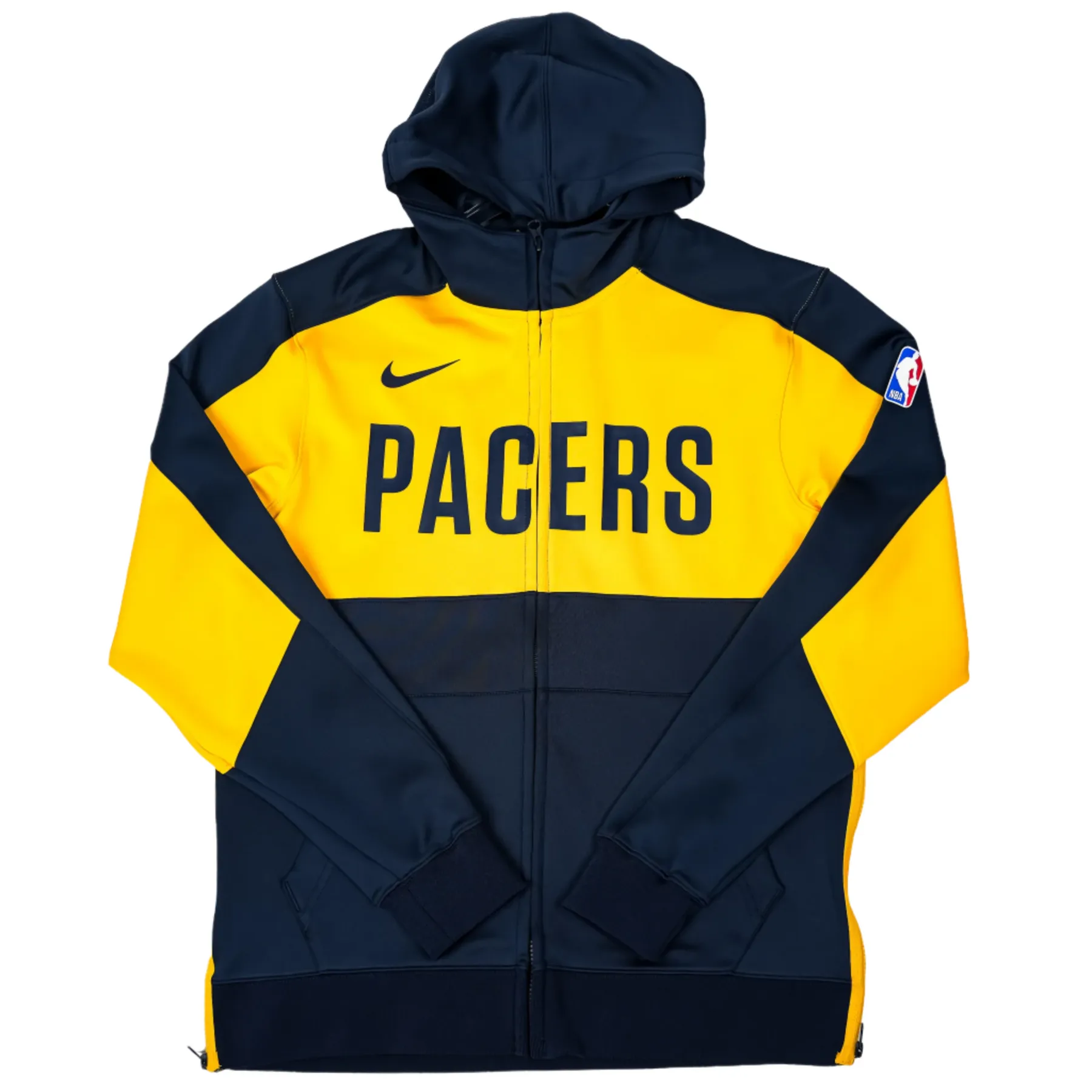 Adult Indiana Pacers 24-25' Authentic Showtime Full-Zip Hooded Jacket in Navy by Nike