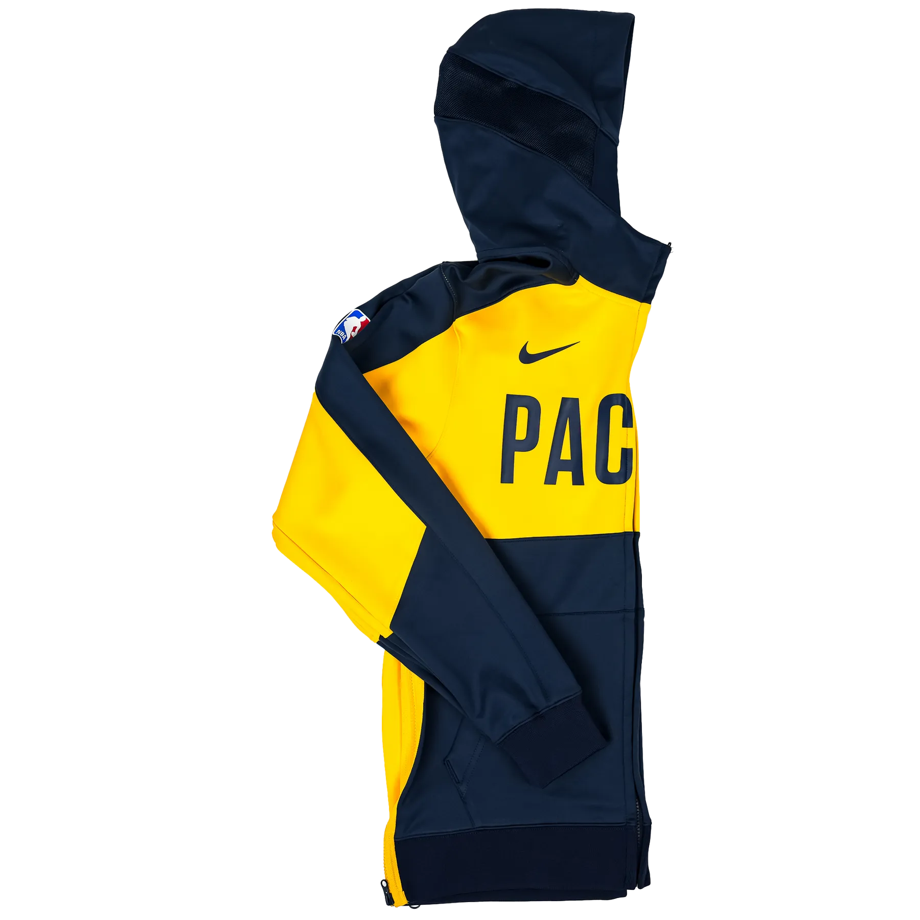 Adult Indiana Pacers 24-25' Authentic Showtime Full-Zip Hooded Jacket in Navy by Nike