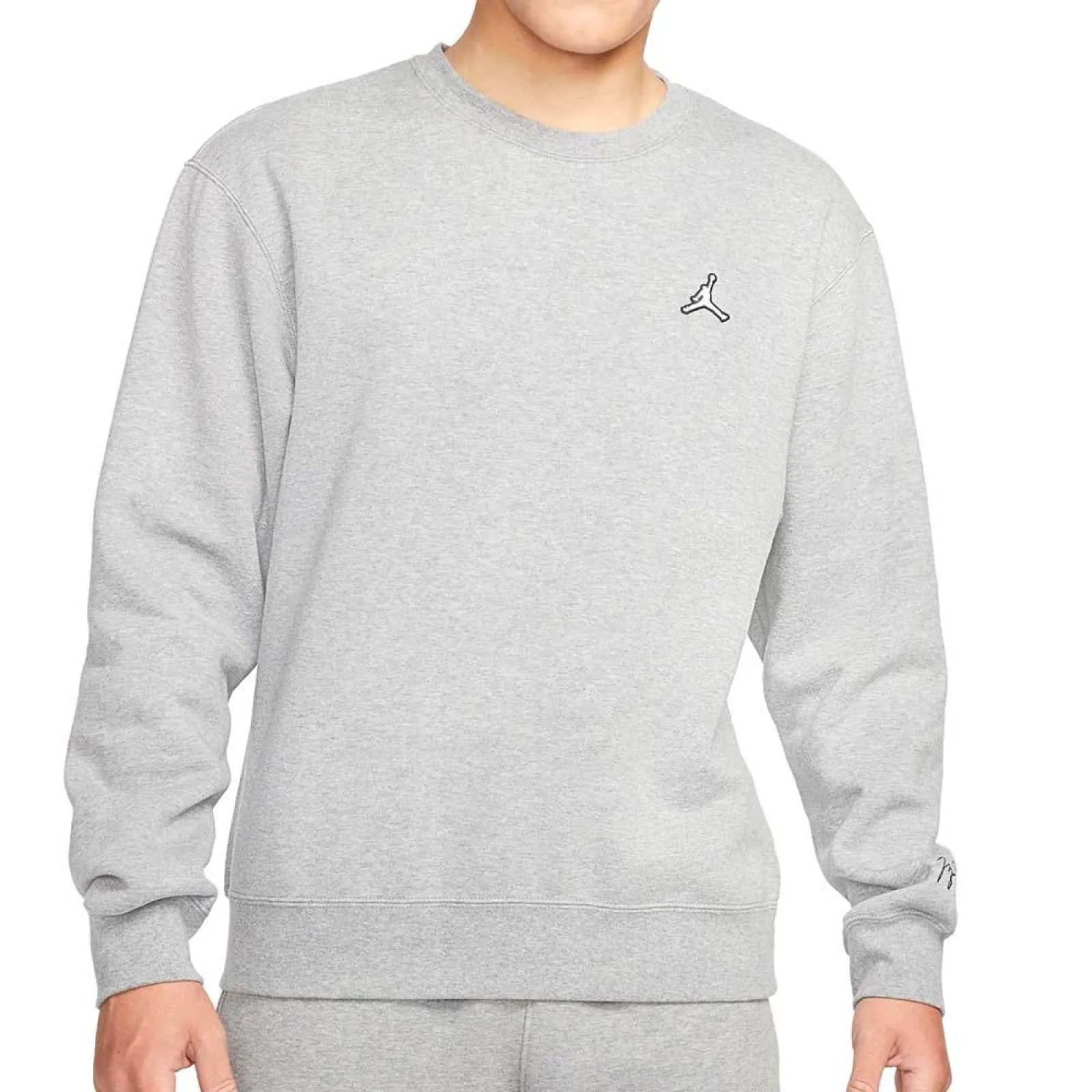 Air Jordan Essentials Crew Fleece Hoodie ''Carbon Heather''