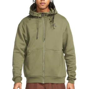 Air Jordan Essentials Fleece Full-Zip Hoodie ''Medium Olive''