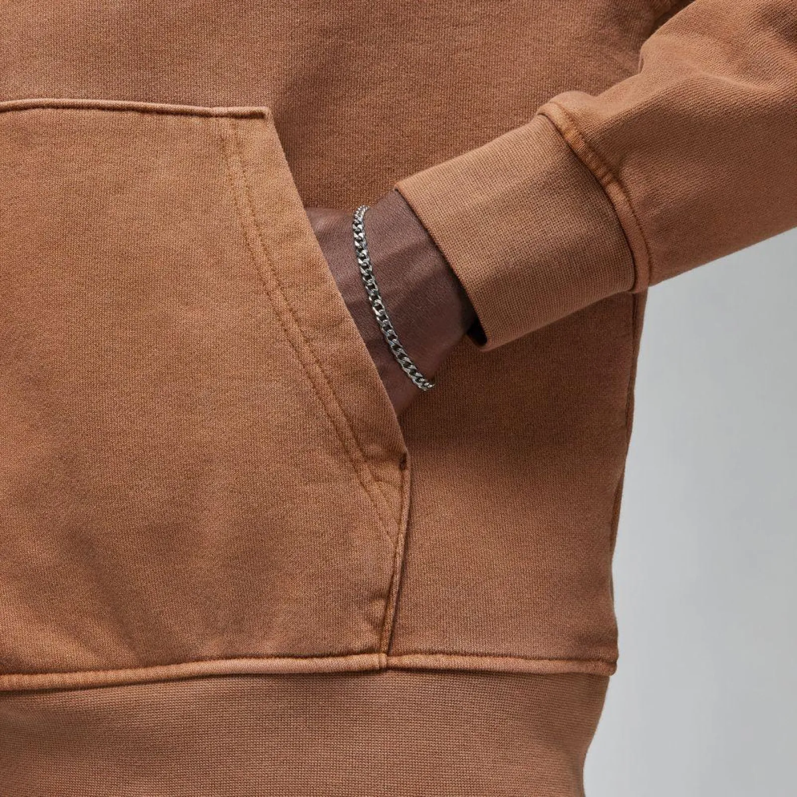 Air Jordan Essentials Washed Fleece Hoodie ''LT British Tan''