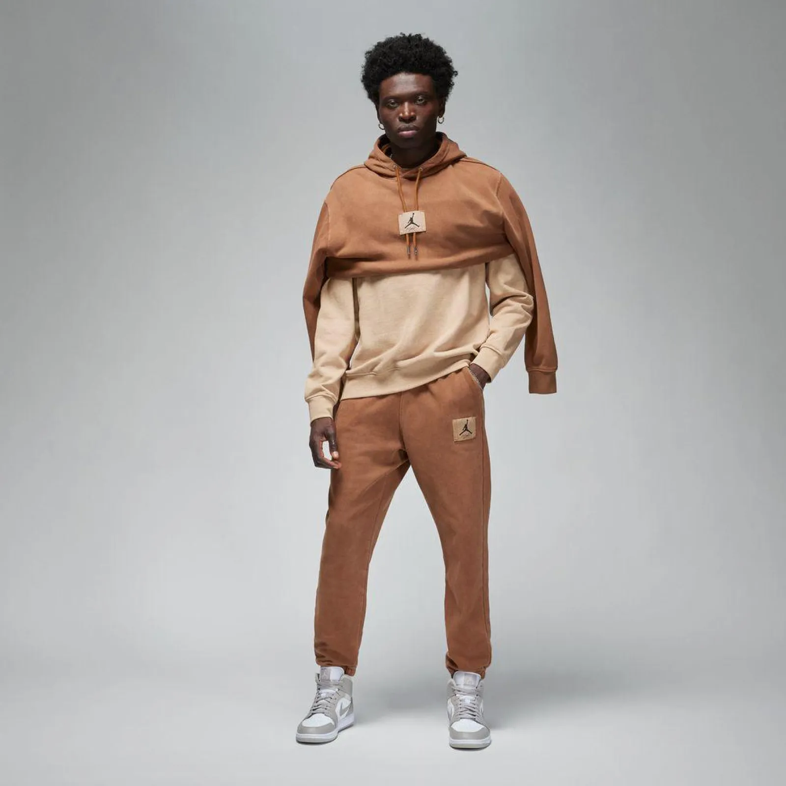 Air Jordan Essentials Washed Fleece Hoodie ''LT British Tan''