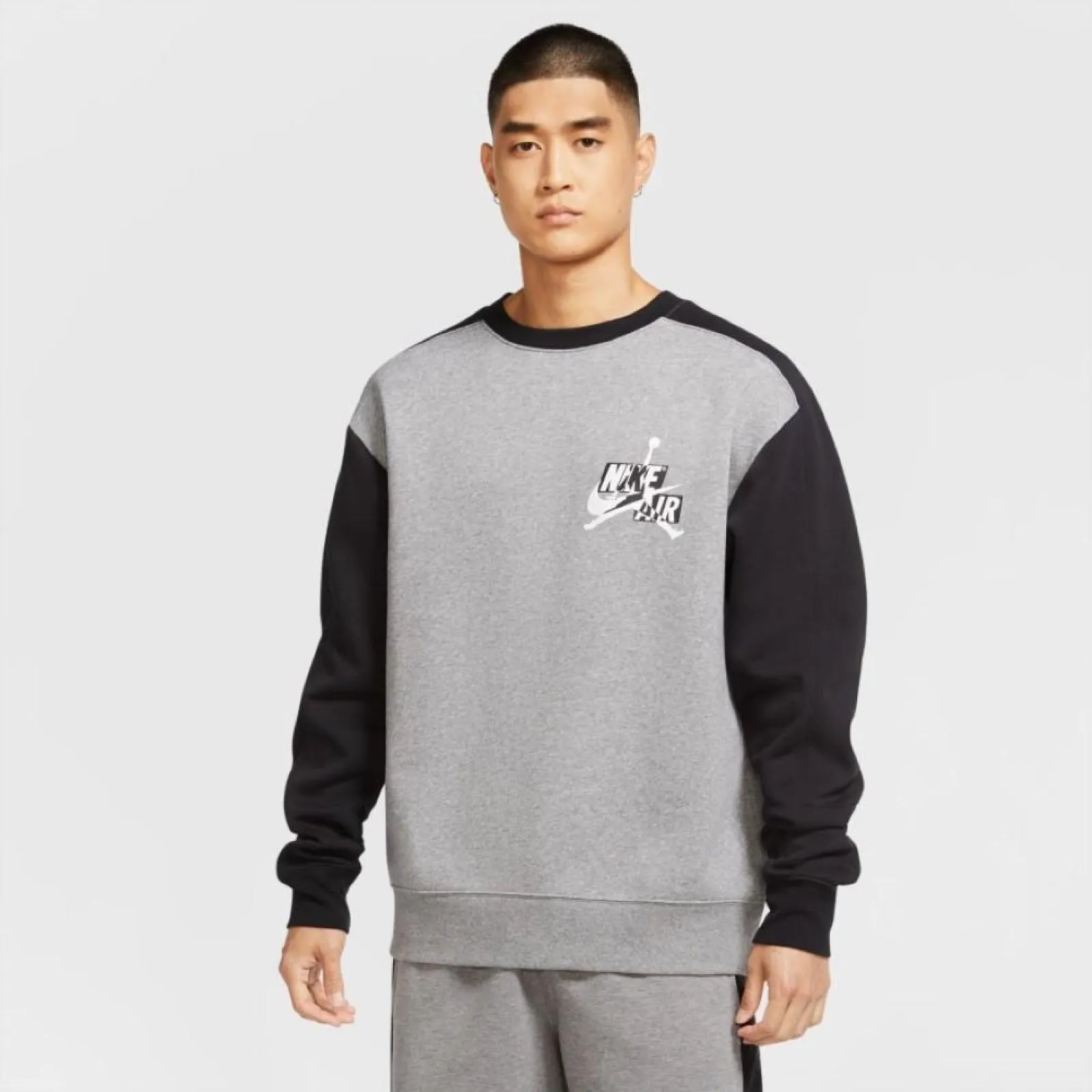 Air Jordan Jumpman Classics Fleece Hoodie ''Grey/Black''