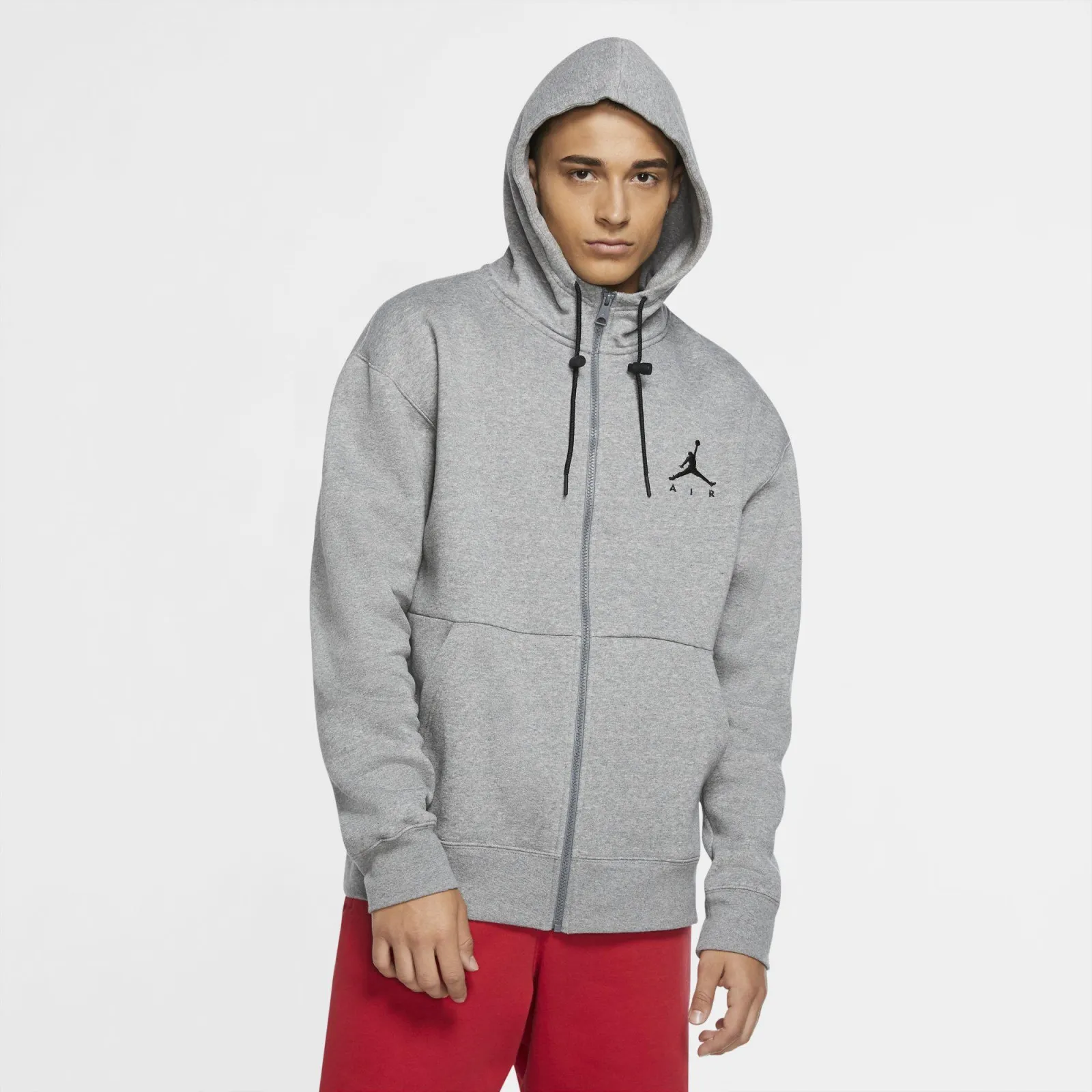 Air Jordan Jumpman Fleece Full-Zip Hoodie ''Carbon Heather''