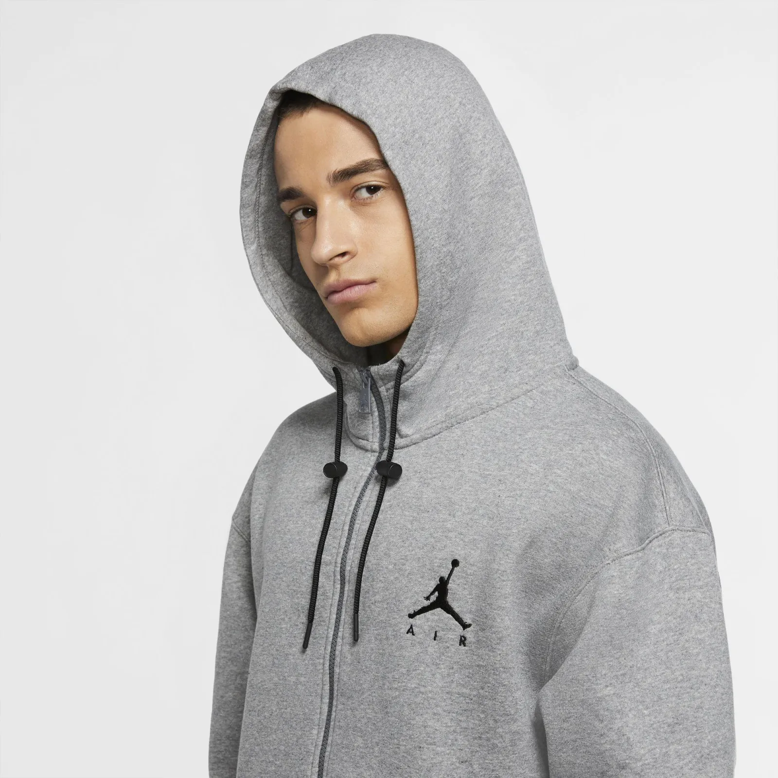 Air Jordan Jumpman Fleece Full-Zip Hoodie ''Carbon Heather''