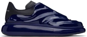 Alexander McQueen Navy Gloss Lux Sneakers