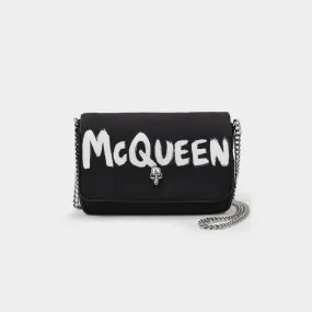 Alexander McQueen  Small Skull Hobo Bag - Alexander Mcqueen -  Black/White - Leather