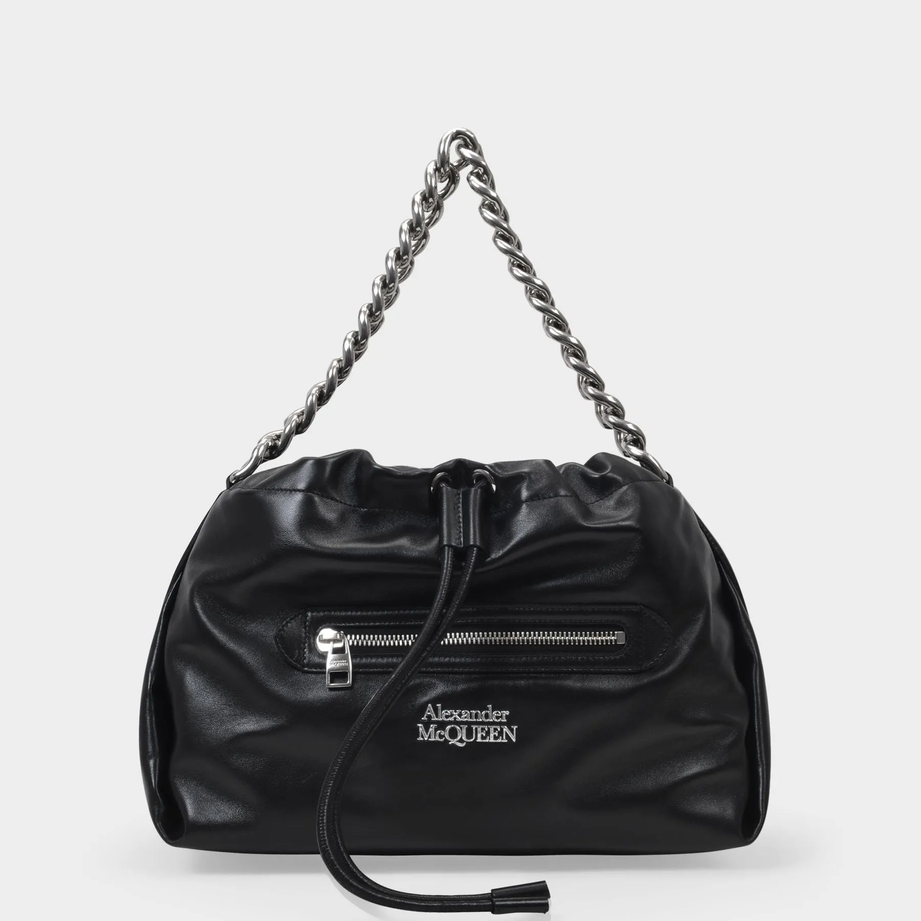 Alexander McQueen  The Ball Bag in Black Leather