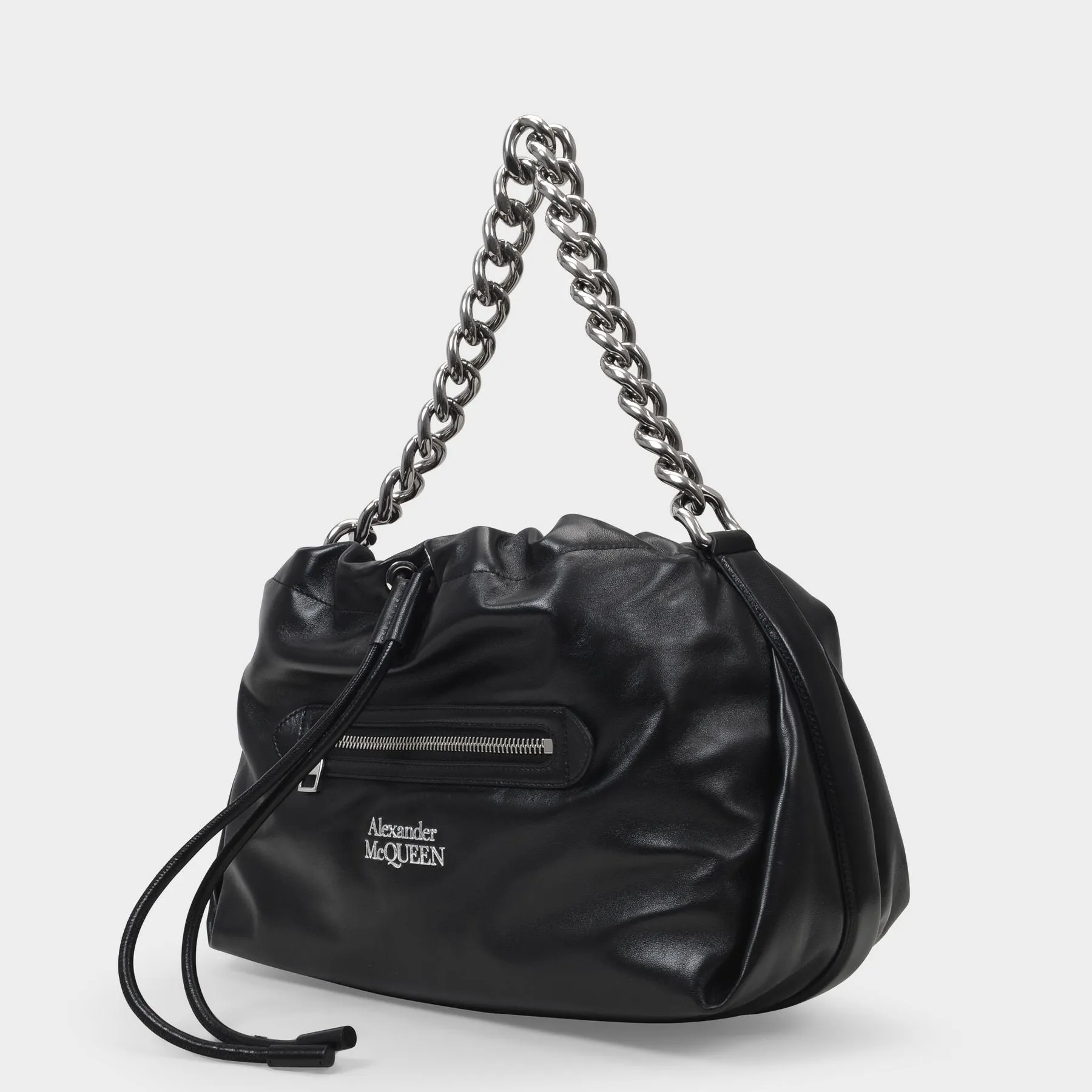 Alexander McQueen  The Ball Bag in Black Leather