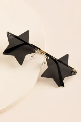 Alyssa Rimless Star Sunglasses