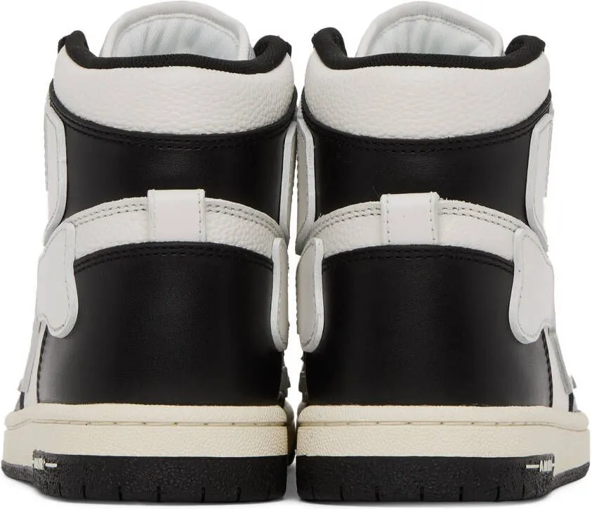 AMIRI Black & White Skel Top Hi Sneakers