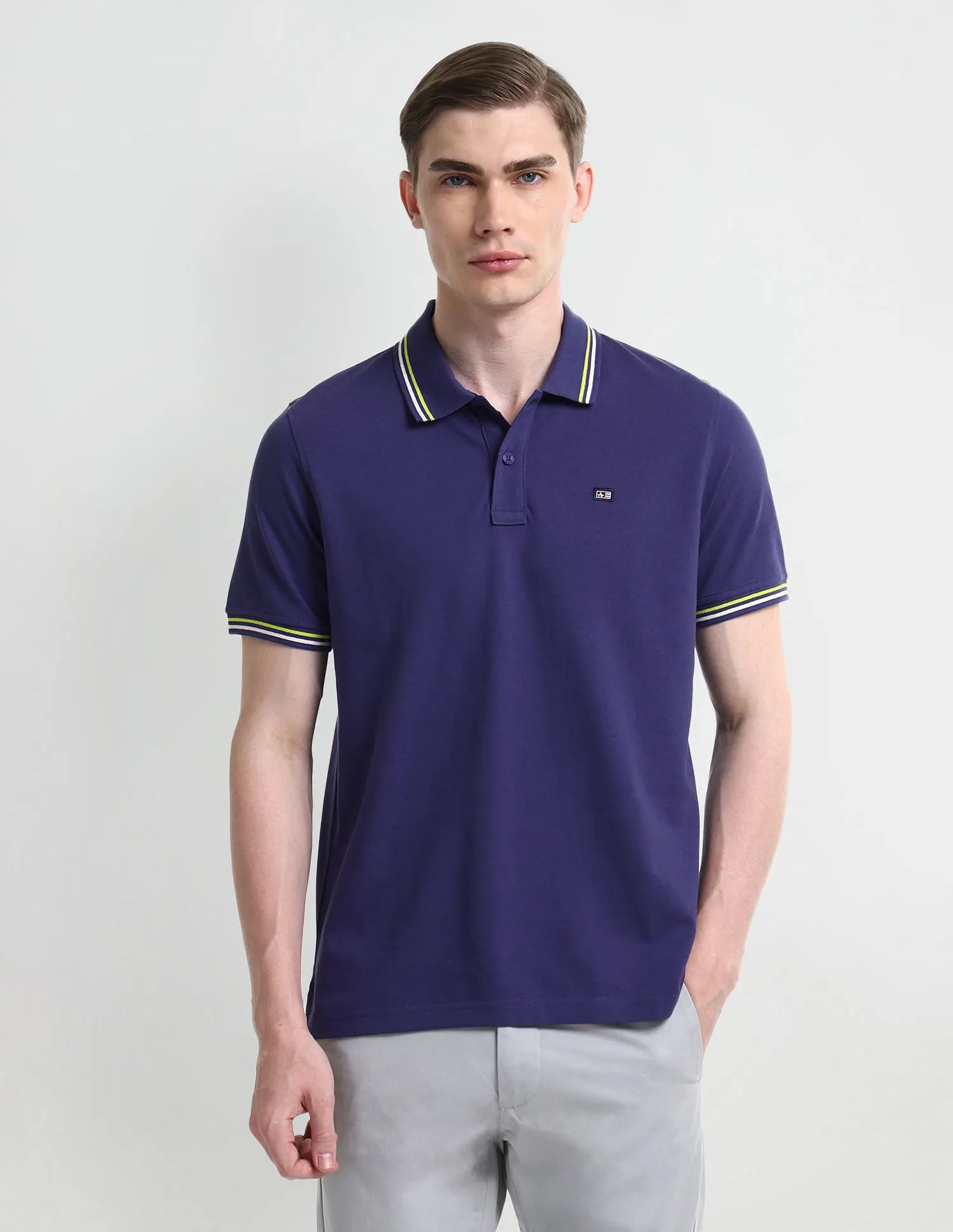 Arrow Sport Solid Regular Polo Shirt