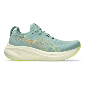 Asics Gel Nimbus 26 - Light Celadon - Safety Yellow