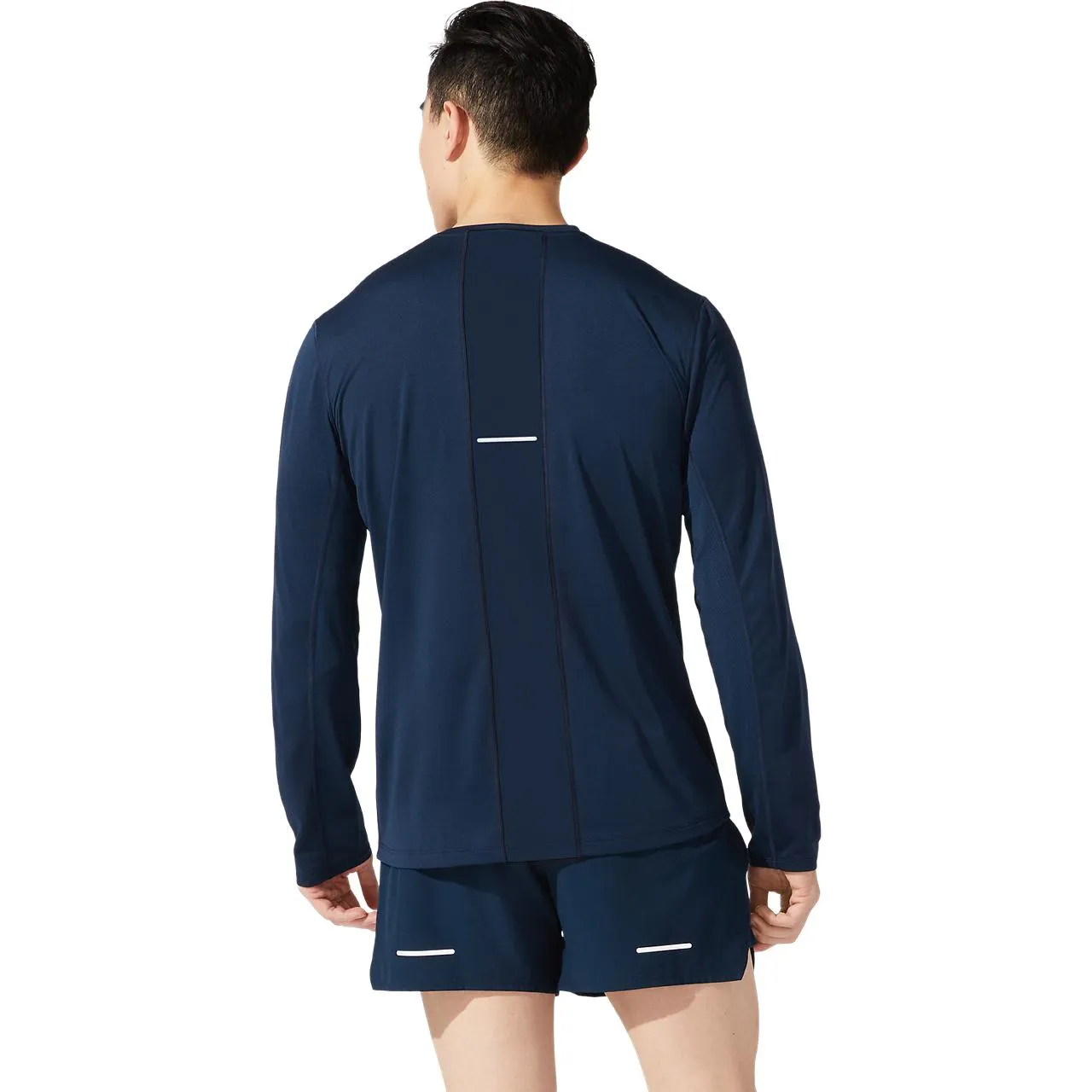 Asics Men's SMSB Run LS Top French Blue/Reborn Blue | Buy Asics Men's SMSB Run LS Top French Blue/Reborn Blue here | O