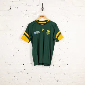 Asics South Africa 2015 World Cup Rugby Shirt - Green - L