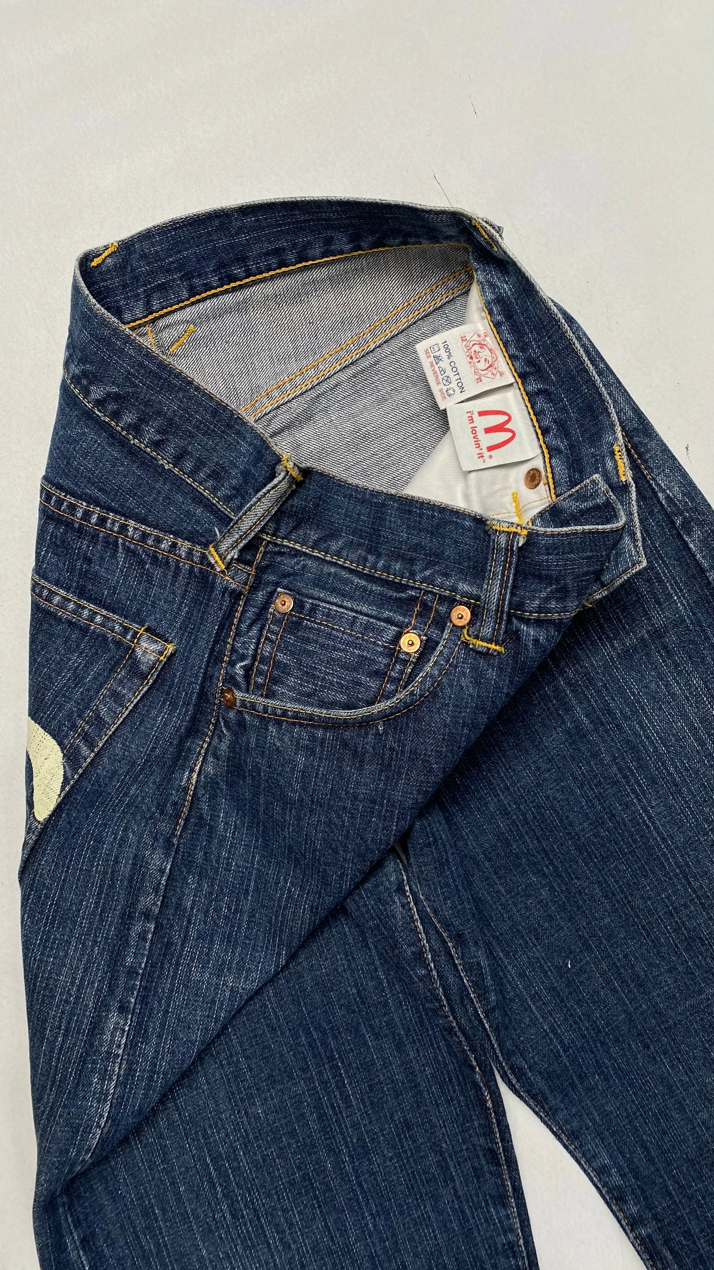 Authentic Vintage Evisu x McDonald's Jeans (27")