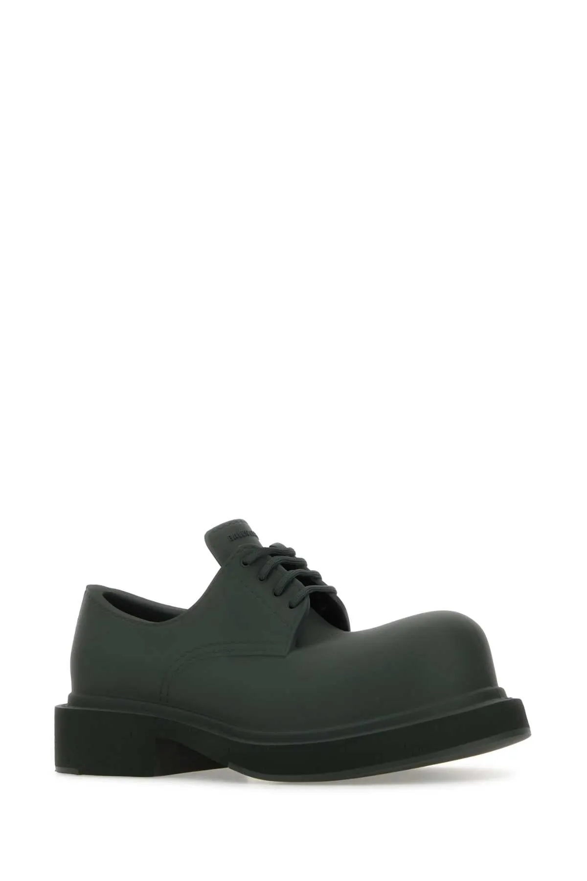 Balenciaga Bottle Green Eva Steroid Lace Up Shoes