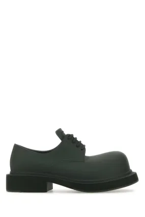 Balenciaga Bottle Green Eva Steroid Lace Up Shoes