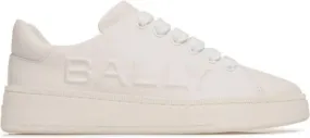 Bally logo-embossed leather sneakers White