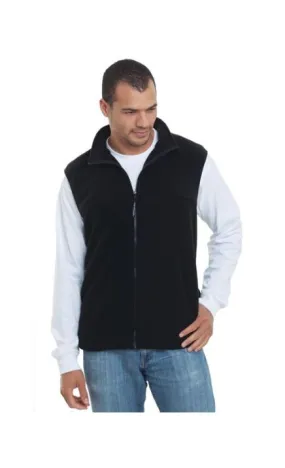 Bayside 1120 USA-Made Full-Zip Fleece Vest