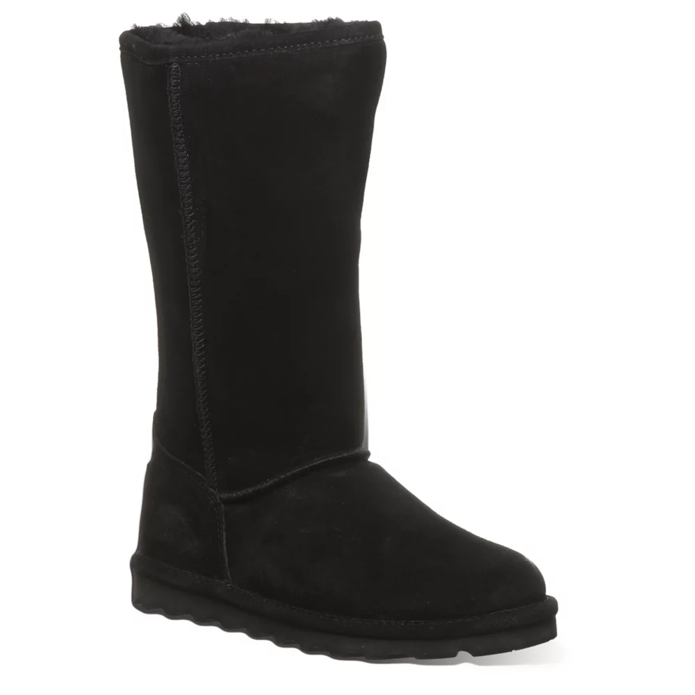 BEARPAW  WOMENS ELLE TALL WATER RESISTANT FUR BOOT