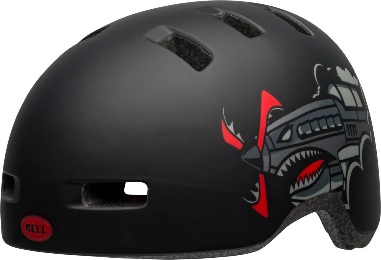 Bell Lil Ripper Child Helmet - Matt Black Bomber - 2020