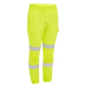 Bisley Flx & Move Yellow Stretch Hi-Vis Joggers (Regular)