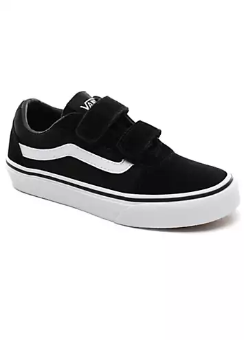 Black & White Youth Ward V Trainers by Vans | Look Again