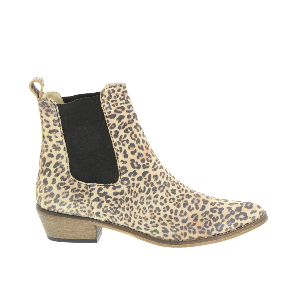 Boot Ivy Lee 'Stella' / Beige Leopard