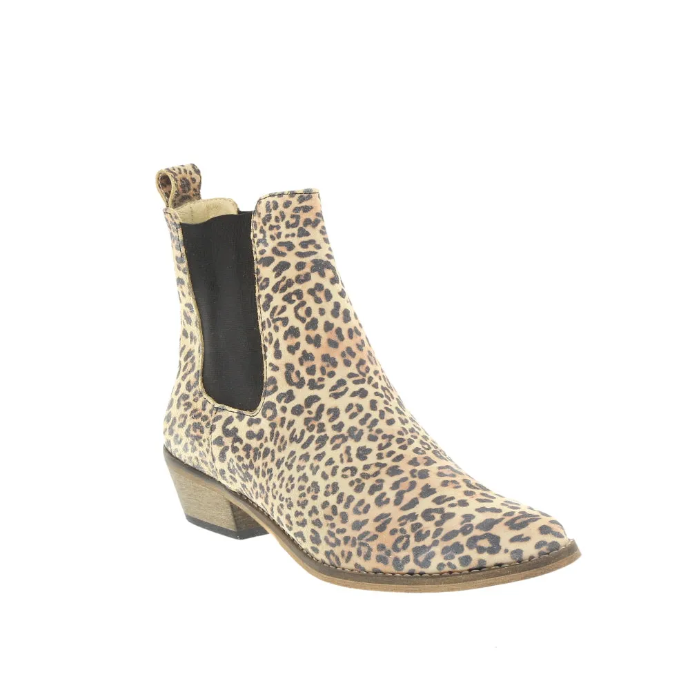 Boot Ivy Lee 'Stella' / Beige Leopard