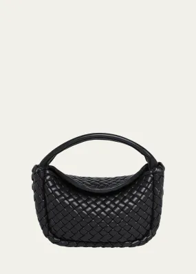 Bottega Veneta Cobble Mini Leather Top-Handle Bag