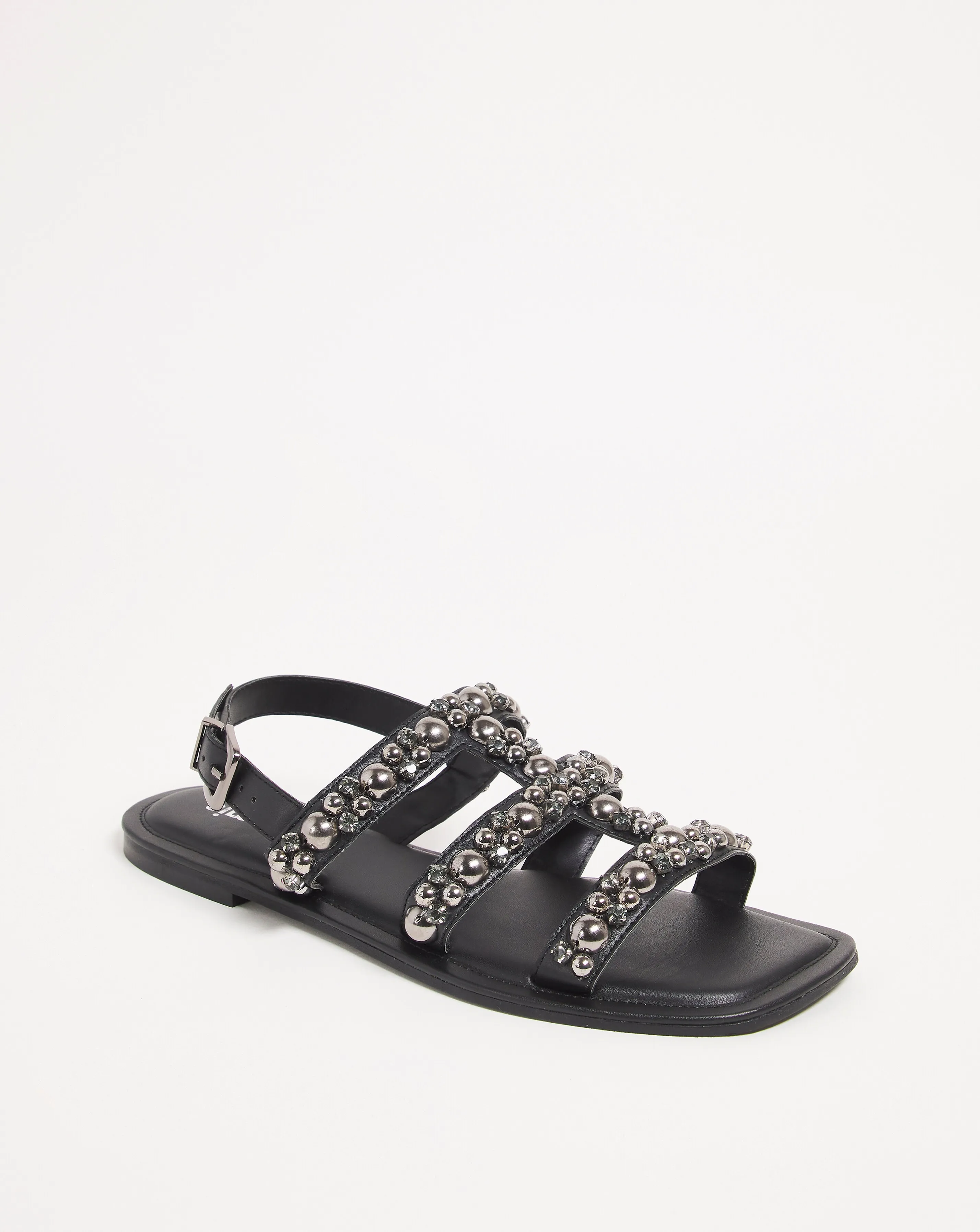 Breezy Pearl Encrusted Sandals Extra Wide Fit | Simply Be