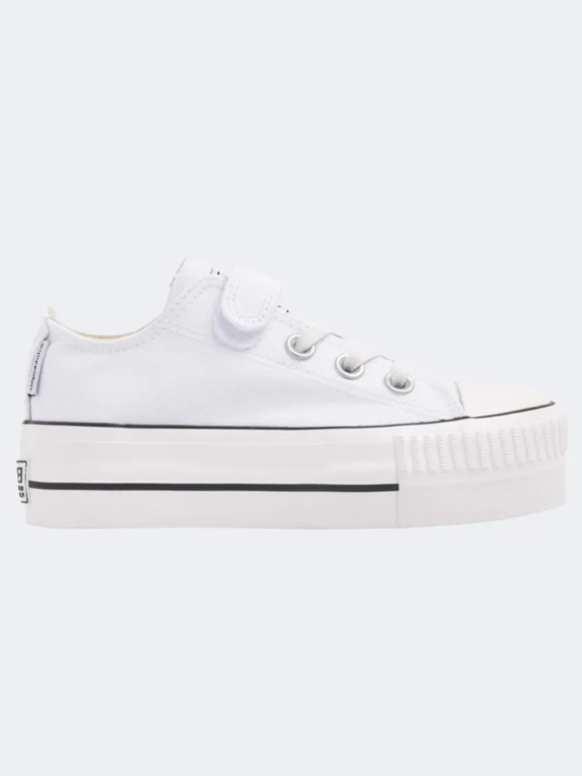 British Knight Kaya Low Ps Girls Lifestyle Shoes White