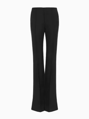 Broken-heel slim trousers