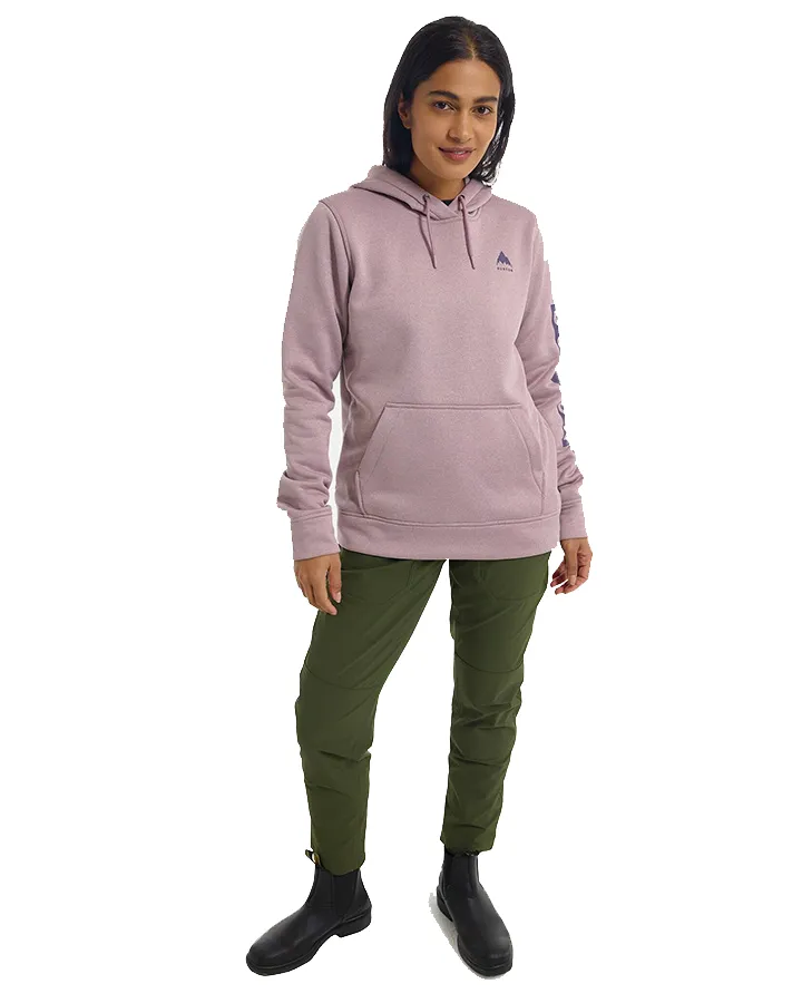 Burton Women's Oak Pullover Hoodie - Elderberry Heather