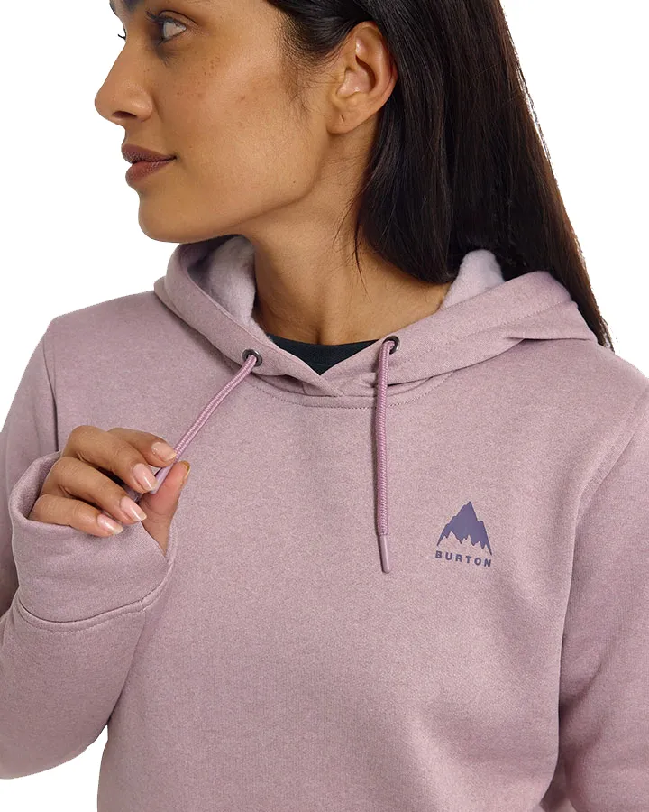 Burton Women's Oak Pullover Hoodie - Elderberry Heather