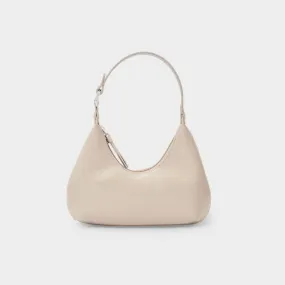 By Far  Baby Amber Bag in Khaki Glossy Leather