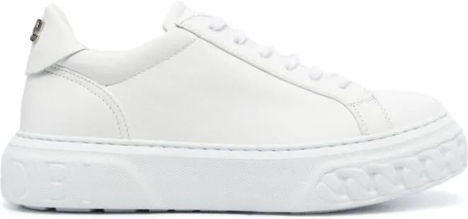 Casadei low-top leather sneakers White