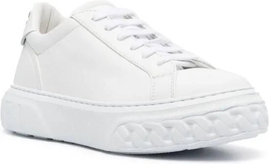 Casadei low-top leather sneakers White