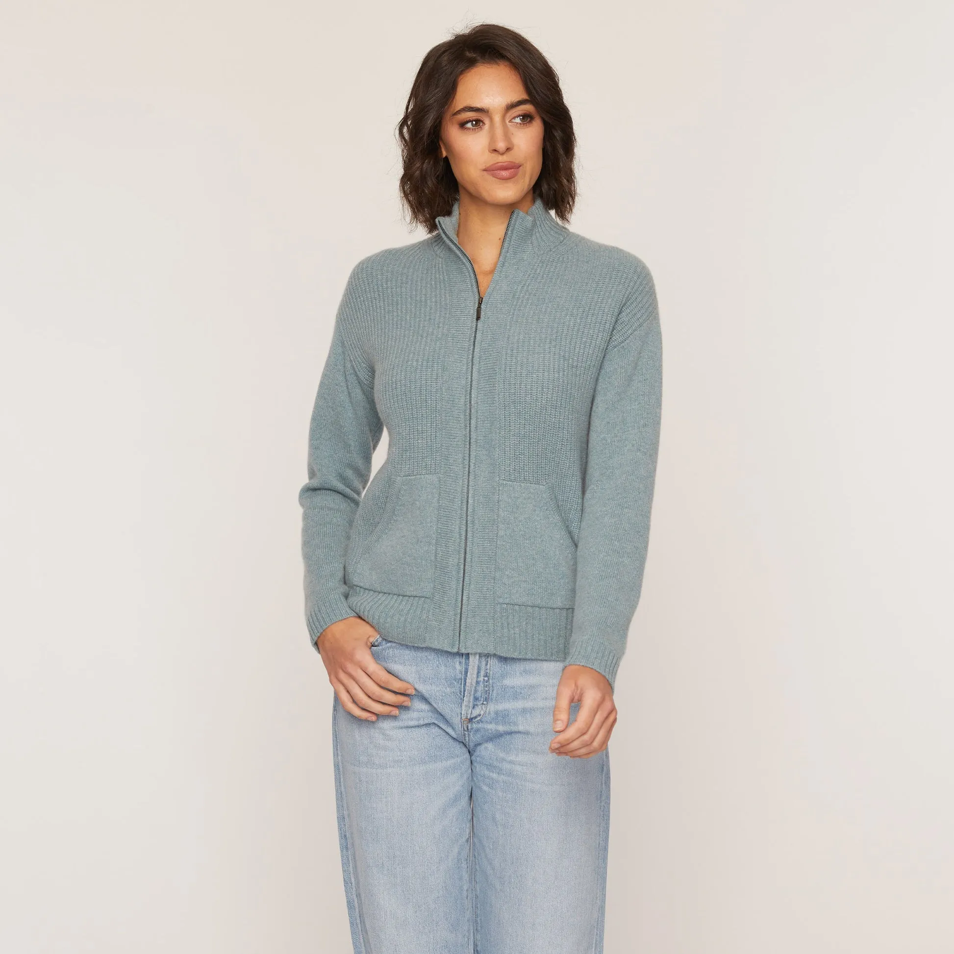 Cashmere Project Cashmere Luxe Zip Jacket