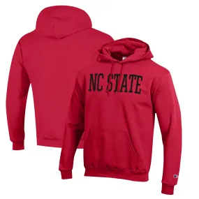 Champion NC State Wolfpack Red Eco Powerblend Pullover Hoodie