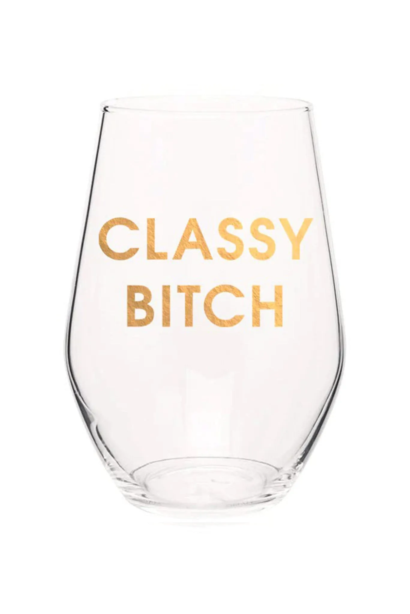 Classy Bitch Wine Glass